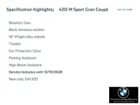Used BMW 420 Gran Coupé M Sport 181 HP (133 kW) 2023 Grey Coupe