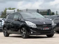 Used Peugeot 208 GT-line 110 HP (80 kW) 2019 Black Hatchback