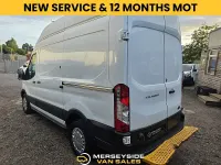 Used Ford Transit 130 HP (95 kW) 2018 White Van