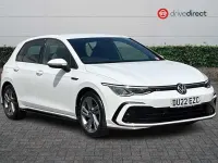 Used VW Golf VIII R-line 150 HP (110 kW) 2022 White Hatchback