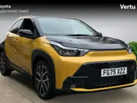 Used Toyota Aygo X Sport 116 HP (85 kW) 2025 Mustard bitone+ (metallic paint) SUV