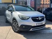 Used Vauxhall Crossland X Elite 110 HP (80 kW) 2019 Silver SUV
