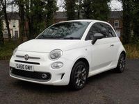 Used Fiat 500 S 69 HP (50 kW) 2016 White Hatchback