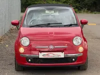 Used Fiat 500C Lounge 85 HP (62 kW) 2014 Red Cabriolet