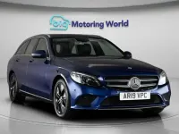 Second-hand Mercedes C200 Premium 198 CP (145 kW) 2019 Albastru Break