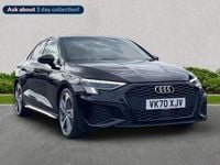 Used Audi A3 S-Line 150 HP (110 kW) 2021 Black Sedan