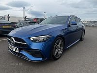 Used Mercedes C200 AMG line 2022 Blue Estate