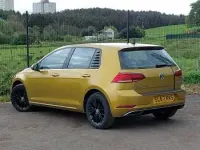 Used VW Golf VII SE 150 HP (110 kW) 2017 Yellow Hatchback