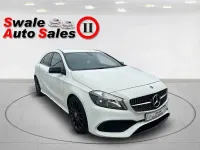 Used Mercedes A160 AMG line 102 HP (75 kW) 2018 White Hatchback