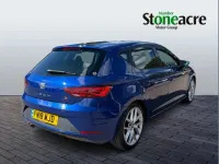 Used Seat Leon FR 123 HP (90 kW) 2018 Blue Hatchback