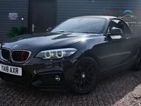 Used BMW 218 M Sport 150 HP (110 kW) 2018 Black Cabriolet