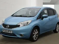 Used Nissan Note S 98 HP (72 kW) 2014 Blue Hatchback