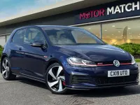 Used VW Golf VII GTI 2019 Blue Hatchback
