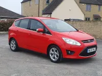 Begagnad Ford C-MAX Zetec 115 HK (84 kW) 2015 Röd Minibuss