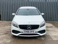 Used Mercedes A180 AMG line 122 HP (89 kW) 2017 White Hatchback