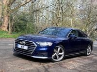 Used Audi A8 S-Line 2019 Blue Sedan