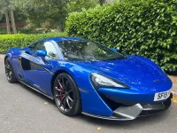 Used McLaren 570S 570 HP (419 kW) 2019 Blue Coupe