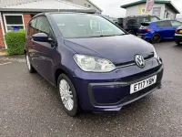 Used VW up! move up! 60 HP (44 kW) 2017 Blue Hatchback