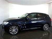 used BMW X3 2.0 XDRIVE20D M SPORT 5d AUTO-2 FORMER KEEPERS FINISHED IN CARBON BLACK WIT
