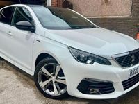 Used Peugeot 308 GT-line 2020 White Hatchback