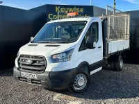 Used Ford Transit 130 HP (95 kW) 2022 White Cabriolet