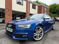 Used Audi A5 Black Edition 272 HP (200 kW) 2015 Blue Coupe