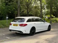 Used Mercedes C220 AMG Line Premium 2017 White Estate