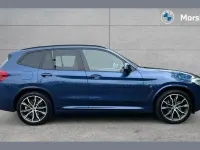 Used BMW X3 M Sport 190 HP (139 kW) 2019 Phytonic blue metallic paint SUV