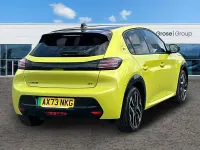 Used Peugeot e-208 GT 114 kW (156 HP) 2024 Yellow Hatchback
