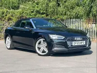 Used Audi A5 Cabriolet S-Line 187 HP (137 kW) 2019 Black Cabriolet