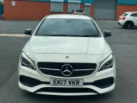Used Mercedes CLA220 AMG line 177 HP (130 kW) 2017 White Coupe