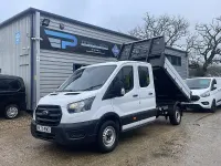 Used Ford Transit 130 HP (95 kW) 2020 White Cabriolet
