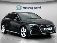 Used Audi A3 Sportback S-Line 150 HP (110 kW) 2021 Black Hatchback