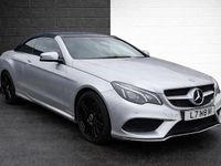 Used Mercedes E350 AMG line 258 HP (189 kW) 2015 Silver Cabriolet
