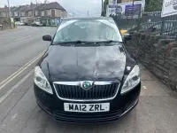 Begagnad Skoda Fabia SE 69 HK (50 kW) 2012 Svart Halvkombi