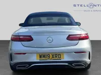 Used Mercedes E220 AMG line 191 HP (140 kW) 2019 Grey Cabriolet