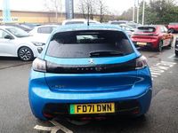 Used Peugeot e-208 Allure Premium 100 kW (136 HP) 2022 Blue Hatchback