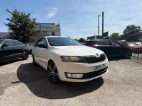 Used Skoda Rapid Sport 105 HP (77 kW) 2015 White Hatchback