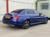 Used Mercedes C220 Premium 2018 Blue Sedan