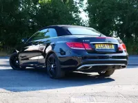 Used Mercedes E220 AMG 170 HP (125 kW) 2014 Black Cabriolet