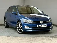 Used VW Polo Match 95 HP (69 kW) 2020 Blue Hatchback