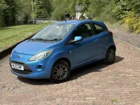 Used Ford Ka 69 HP (50 kW) 2010 Blue Hatchback