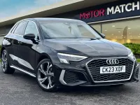 Used Audi A3 Sportback S-Line 110 HP (80 kW) 2023 Black Hatchback