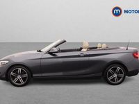 Used BMW 218 Sport Line 136 HP (100 kW) 2017 Grey Cabriolet