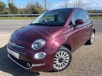 Used Fiat 500 Lounge 69 HP (50 kW) 2019 Red Hatchback