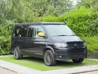 Used VW T5 Highline 102 HP (75 kW) 2015 Black Van