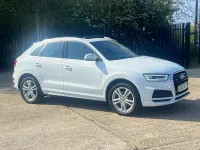 Used Audi Q3 S-Line 150 HP (110 kW) 2018 White SUV