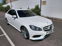 Used Mercedes E220 AMG 2014 White Sedan
