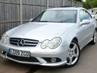 Used Mercedes CLK280 2009 Silver Coupe