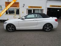 used BMW 218 2 Series 1.5 I SPORT 2d 134 BHP Convertible